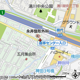 ヤマザキアパート周辺の地図