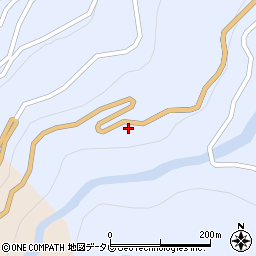 徳島県三好市東祖谷小川17-3周辺の地図