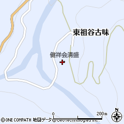 徳島県三好市東祖谷古味36周辺の地図