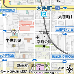 愛媛県薬剤師会館周辺の地図