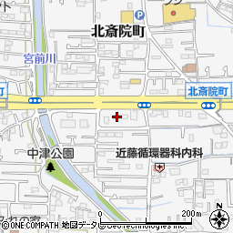 愛媛県松山市北斎院町645周辺の地図