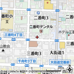 四国銀行松山支店周辺の地図