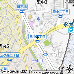 リンガーハット八幡永犬丸店周辺の地図