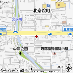 愛媛県松山市北斎院町648周辺の地図