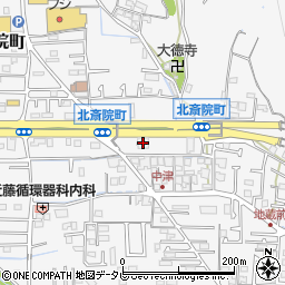 愛媛県松山市北斎院町493周辺の地図