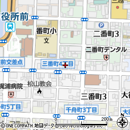 三井住友海上松山三番町ビル周辺の地図