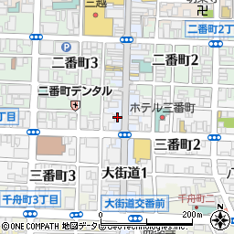 松山大街道商店街振興組合周辺の地図