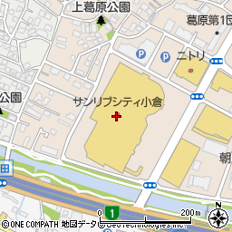 西日本シティ銀行サンリブシティ小倉 ＡＴＭ周辺の地図