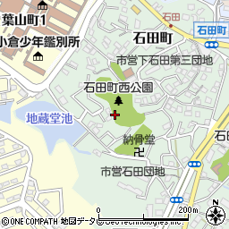 福岡県北九州市小倉南区石田町16周辺の地図