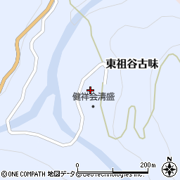徳島県三好市東祖谷古味35周辺の地図