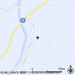 徳島県阿南市新野町周辺の地図
