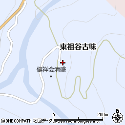 徳島県三好市東祖谷古味25周辺の地図