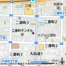 横浜家系ラーメン 一門家 大街道店周辺の地図