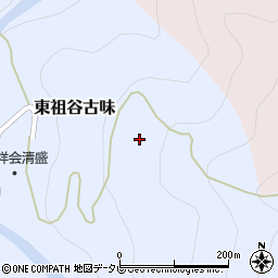 徳島県三好市東祖谷古味153周辺の地図