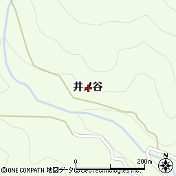 〒771-5324 徳島県那賀郡那賀町井ノ谷の地図