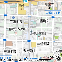 居酒屋鬼てんぐぅ松山店周辺の地図