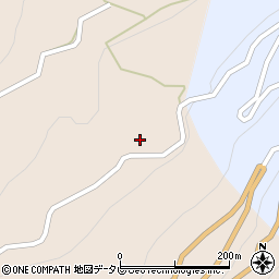 徳島県三好市東祖谷樫尾275-1周辺の地図
