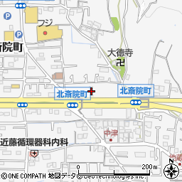 愛媛県松山市北斎院町499周辺の地図