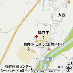 徳島県阿南市福井町大西132周辺の地図