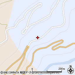 徳島県三好市東祖谷小川239周辺の地図