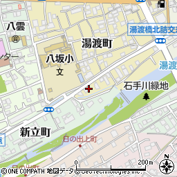 愛媛県松山市湯渡町2-6周辺の地図