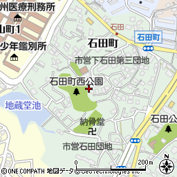 福岡県北九州市小倉南区石田町13周辺の地図