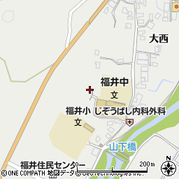 徳島県阿南市福井町大西222周辺の地図