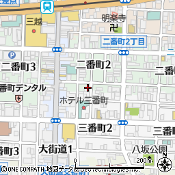 SAKABA NIKUMASA 酒場 肉真 松山二番町店周辺の地図