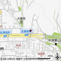 愛媛県松山市北斎院町349周辺の地図