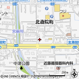 羅座亜留 新空港通店周辺の地図