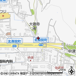 愛媛県松山市北斎院町344周辺の地図