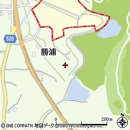 福岡県福津市勝浦317周辺の地図