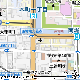 高知銀行松山支店周辺の地図