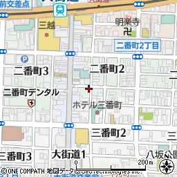 目から鱗  松山本店周辺の地図