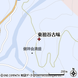 徳島県三好市東祖谷古味28周辺の地図