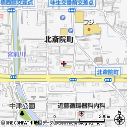 愛媛県松山市北斎院町667-2周辺の地図