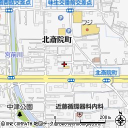 愛媛県松山市北斎院町667周辺の地図