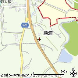 福岡県福津市勝浦613周辺の地図