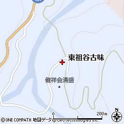 徳島県三好市東祖谷古味30周辺の地図