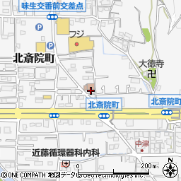 愛媛県松山市北斎院町631-1周辺の地図