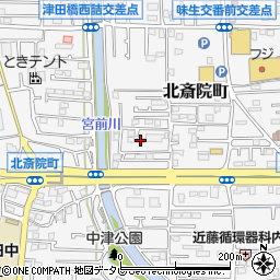 愛媛県松山市北斎院町665周辺の地図