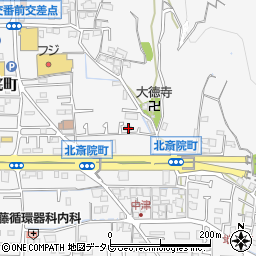 愛媛県松山市北斎院町505周辺の地図
