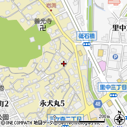 三洋タウン永犬丸Ｂ周辺の地図
