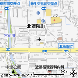 愛媛県松山市北斎院町667-5周辺の地図