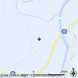 徳島県阿南市新野町久田周辺の地図