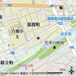 愛媛県松山市湯渡町2-12周辺の地図