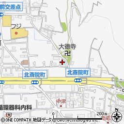 愛媛県松山市北斎院町504周辺の地図
