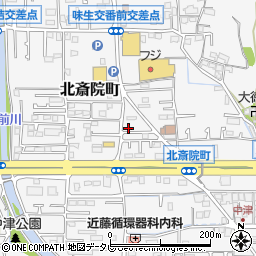 愛媛県松山市北斎院町631-11周辺の地図