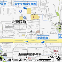 愛媛県松山市北斎院町631-8周辺の地図