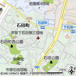 福岡県北九州市小倉南区石田町6周辺の地図